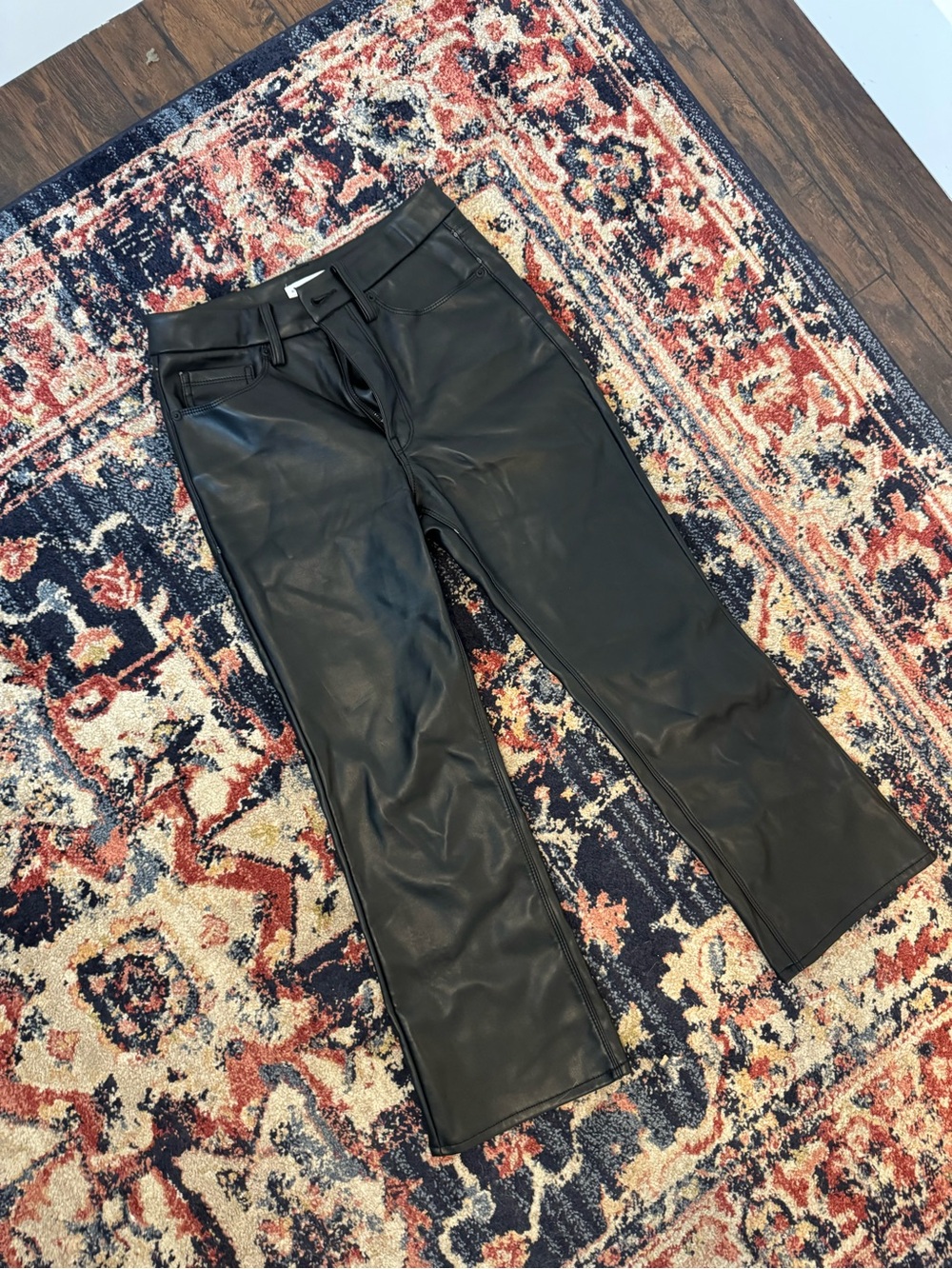 Women’s good American leather straight leg pants